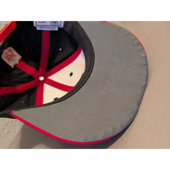 VINTAGE Tampa Bay Buccaneers Hat Cap Strap Back Black Football 90s Proline - Picture 3 of 10